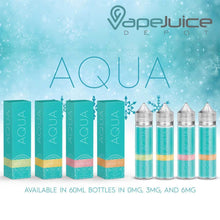Load image into Gallery viewer, AQUA PURE Menthol eLiquid ❄️60ml