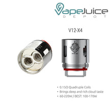 Load image into Gallery viewer, SMOK TFV12 T12-Q4-X4 Core Coils