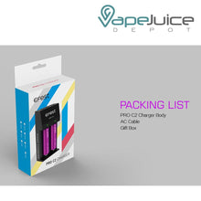 Load image into Gallery viewer, Efest PRO C2 Battery Charger | Two Bay
