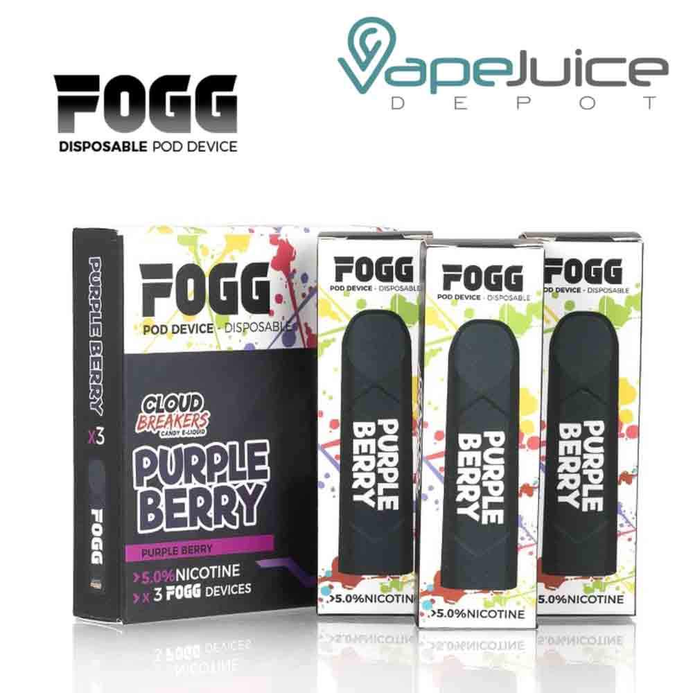 FOGG Vape Purple Berry Disposable Pod Device