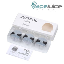 Load image into Gallery viewer, Justfog C601 Replacement Pod Cartridges
